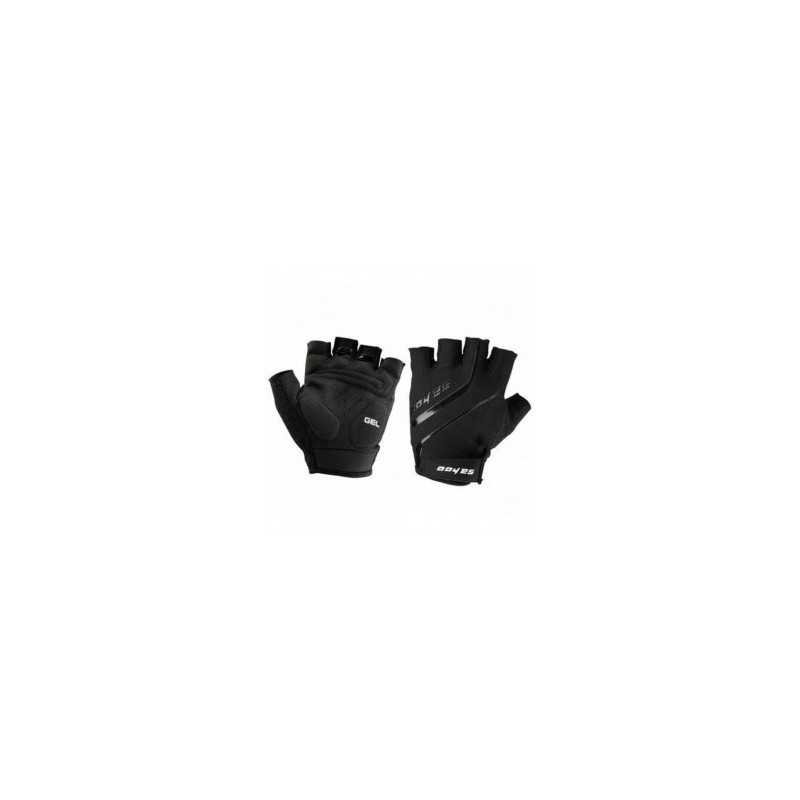 Guantes del dedo sahoo exterior Negro transpirable deporte de la bicicleta GEL ciclo medios Negro XXL