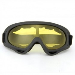 Gafas Protección Mascara para Moto Motocross Esqui Deporte Ajustable Amarillo