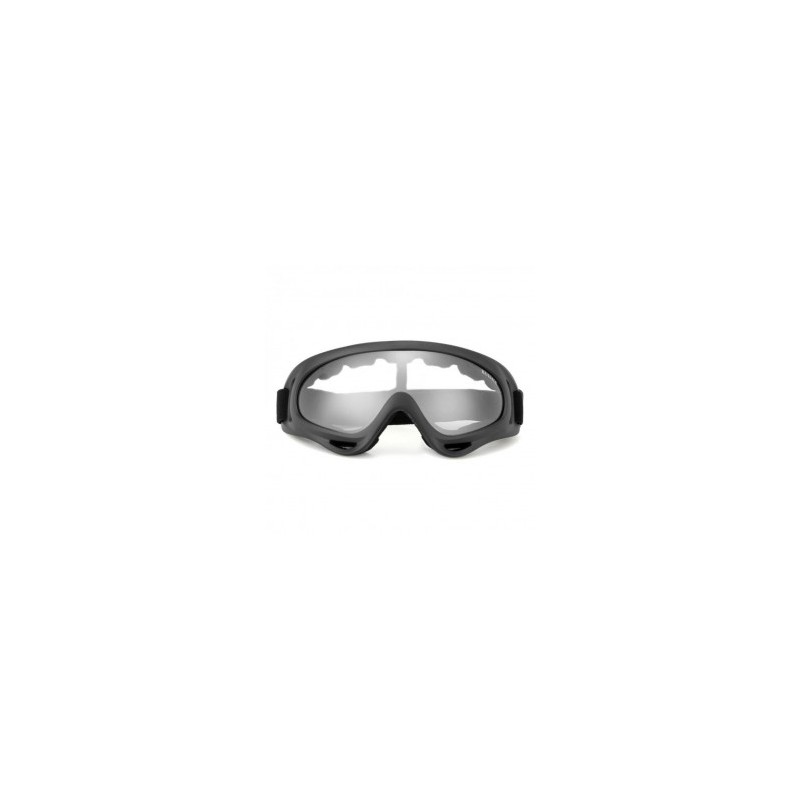 Gafas Protección Mascara para Moto Motocross Esqui Deporte Ajustable Negro
