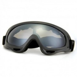 Gafas Protección Mascara para Moto Esqui Deporte Ajustable Lente Gris