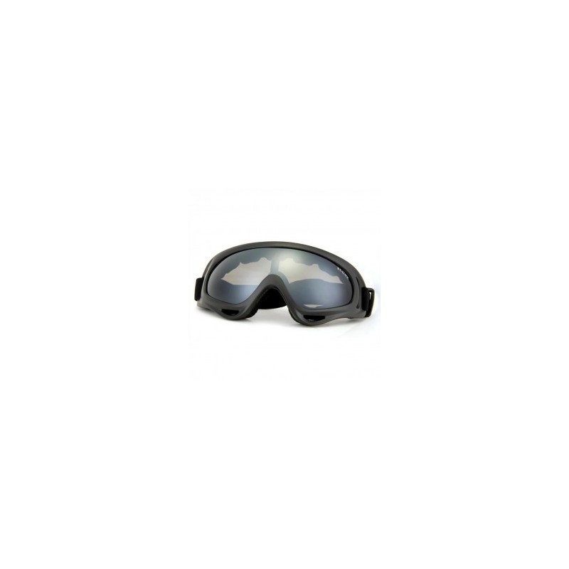 Gafas Protección Mascara para Moto Esqui Deporte Ajustable Lente Gris