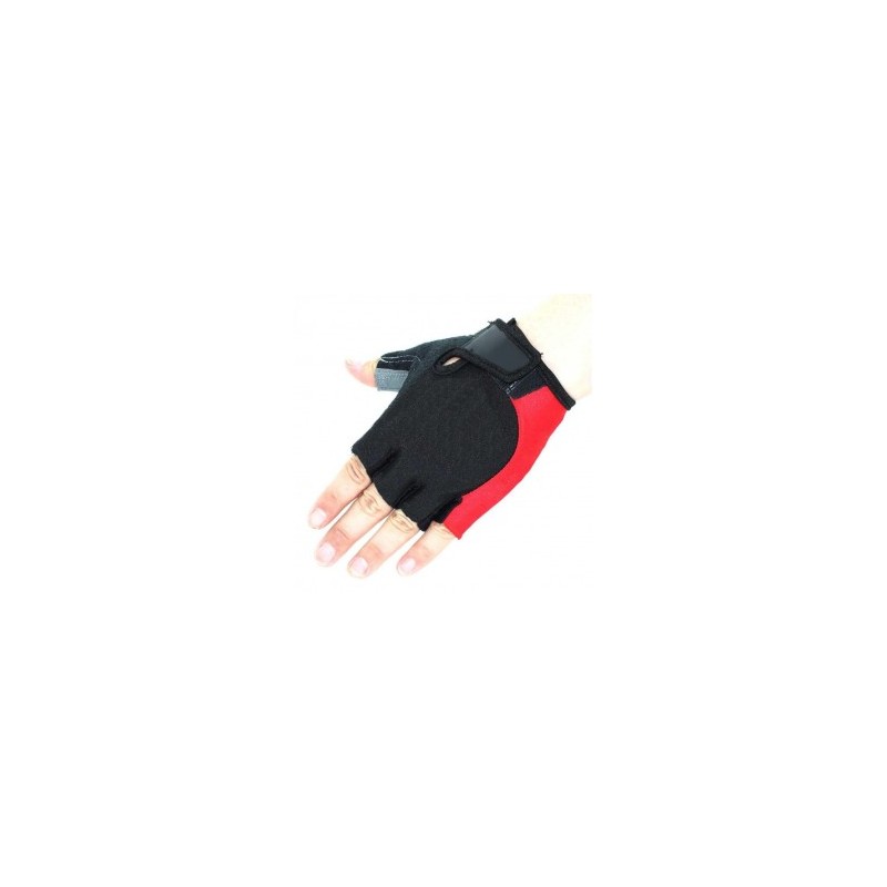 Guantes Ciclismo Corto Deportivo OASAP ES73414-Rojo