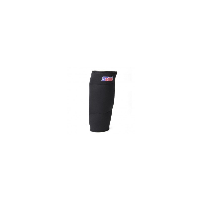 Pantorrillera Protección Deporte Elástica para Pierna Negro Azul