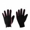 Par de Guantes para Buceo Natación Deporte Rosa + Negro Talla M-L 2.0mm