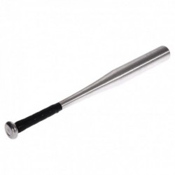 Bate de Béisbol Antideslizante 21" Aleación Aluminio 54cm Deporte Plateado