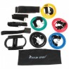 Set 5 Banda Elástica Extensor Musculación Entrenamiento Gimnasio Deporte