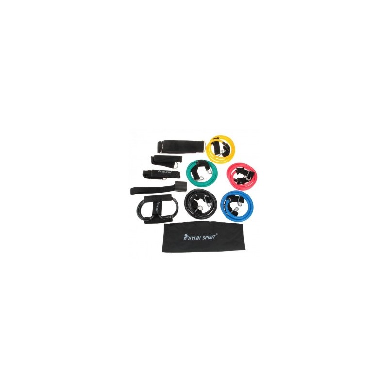Set 5 Banda Elástica Extensor Musculación Entrenamiento Gimnasio Deporte