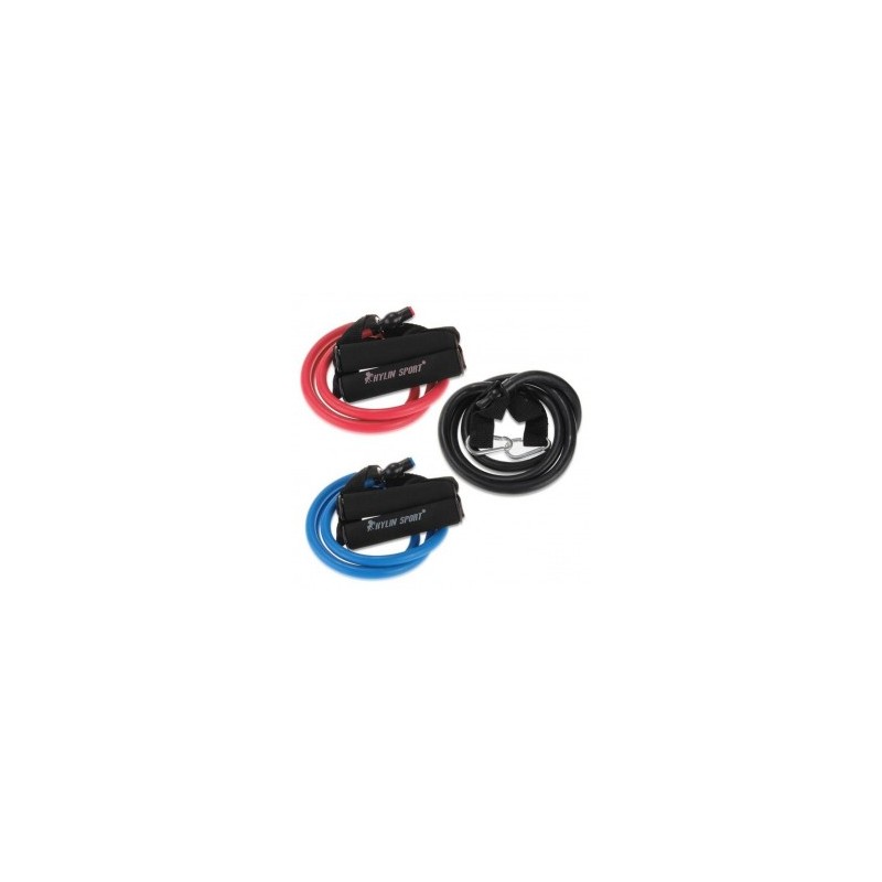 Set de 3 Banda Elástica Musculación Entrenamiento Gimnasio Deporte