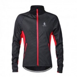 De polar Chaqueta Ciclismo manga larga jersey de invierno Deportes al aire libre a prueba de viento del viento de bicicletas