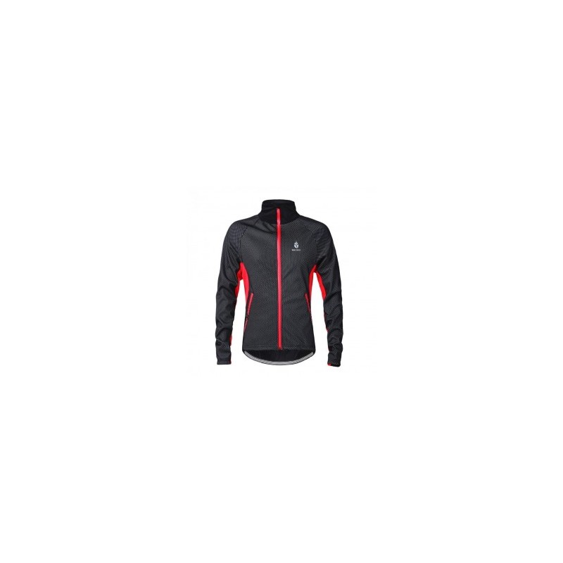 De polar Chaqueta Ciclismo manga larga jersey de invierno Deportes al aire libre a prueba de viento del viento de bicicletas