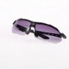 Deporte al aire libre Ciclismo de bicicletas Bike Riding Gafas de sol Gafas anteojos UV400 Lente Negro