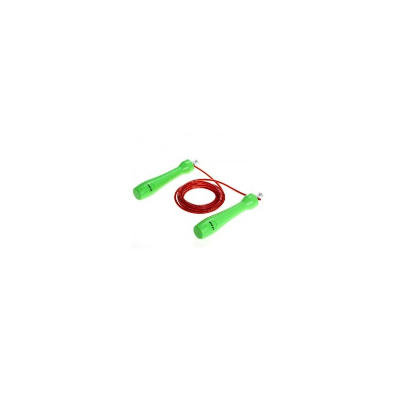 REIZ Cuerda de Saltar Comba Salto Regulable Fitness Ejercicio Deporte Verde Rojo