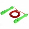 REIZ Cuerda de Saltar Comba Salto Regulable Fitness Ejercicio Deporte Verde Rojo