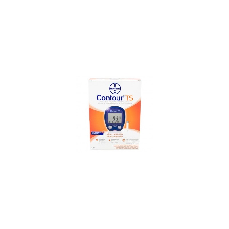 Glucómetro Bayer Contour TS -Azul