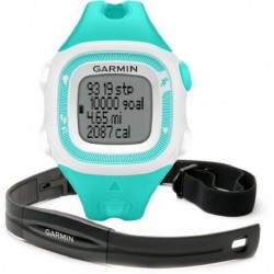 Reloj GPS Garmin Forerunner 15 HRM (con Banda) Turquesa II
