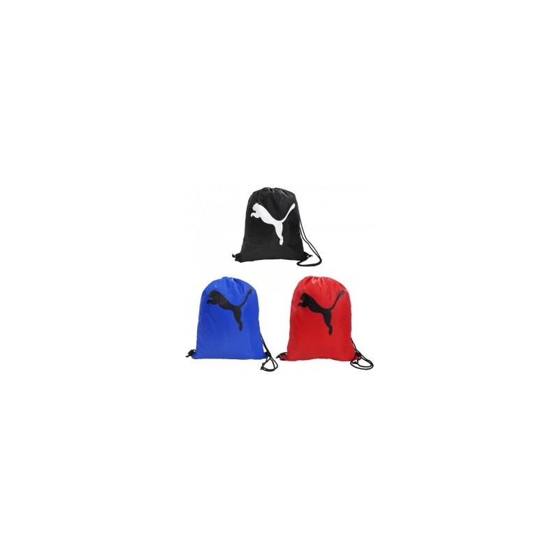 Mochila Puma Gym Sack -Negro-Rojo-Azul