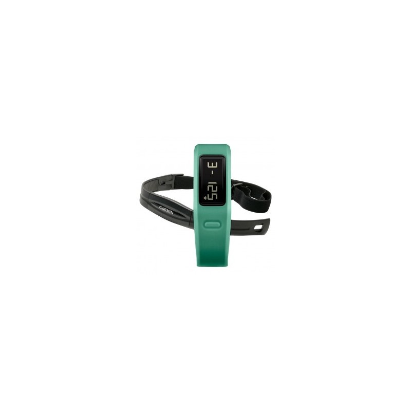Medidor de Actividad VivoFit con Banda de Ritmo Cardíaco Garmin-Verde