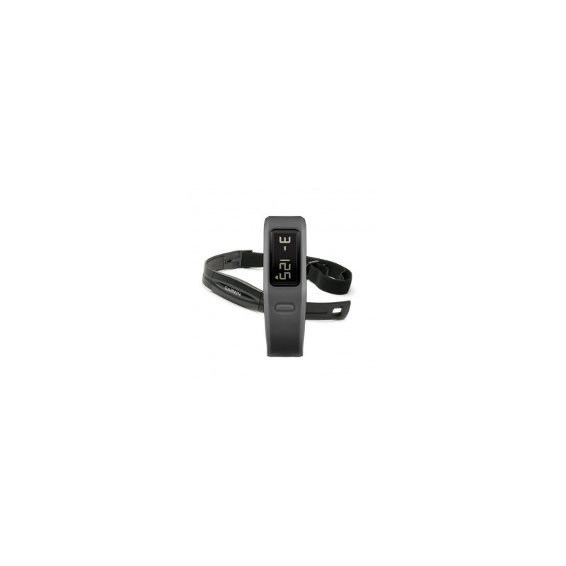 Medidor de Actividad VivoFit con Banda de Ritmo Cardíaco Garmin-Gris