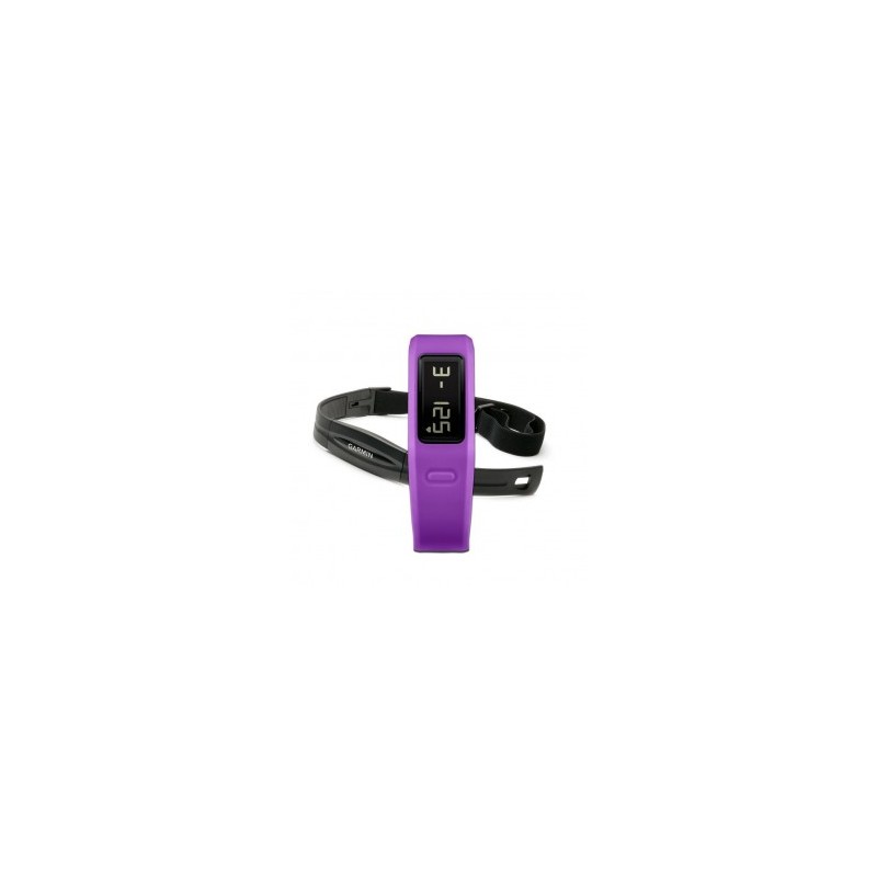 Medidor de Actividad VivoFit con Banda de Ritmo Cardíaco Garmin-Morado