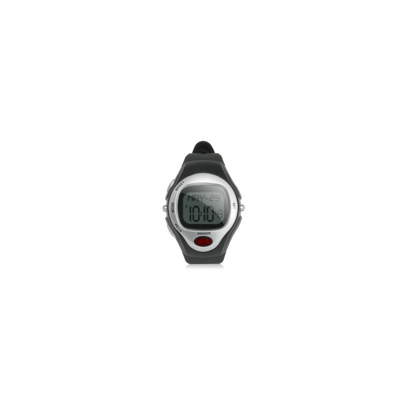 Reloj Deportivo Con Medidor De Pulso Y De Calorias-Gris