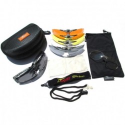 Lentes Goggles Deportivos Panlees Sports Sunglasses Graduable Polarized-Negro Mate