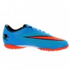 Tenis Nike Hypervenom Phelon TF - Azul con Naranja