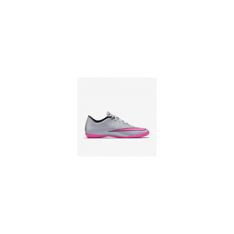 Tenis Nike Mercurial Victory V IC - Gris con Rosa