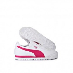 Tenis Puma Roma Basic - Blanco con Rosa