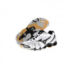 Tenis Mizuno Wave Tornado 8 Blanco/Negro 23.5