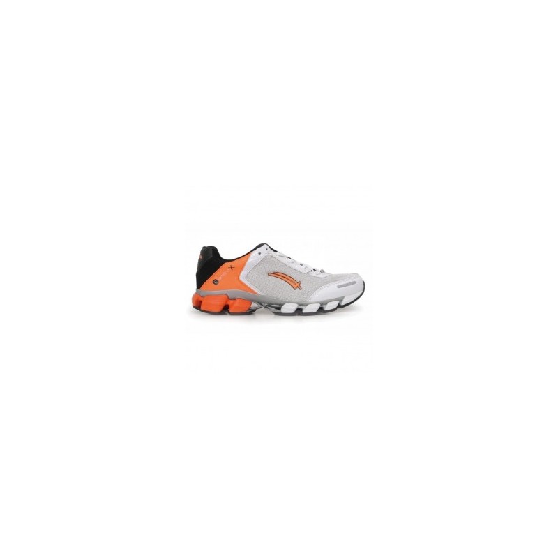 Tenis deportivo Karosso 6302- Blanco con Naranja