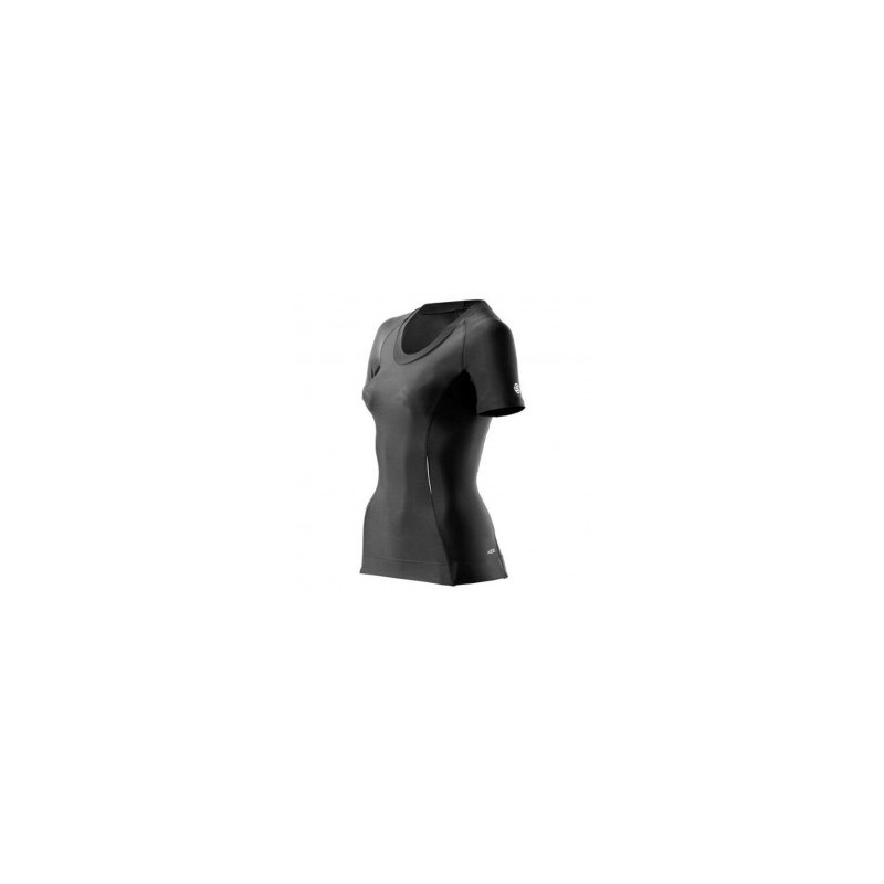 Top de compresión Manga Corta SKINS B61033004FM-Negro