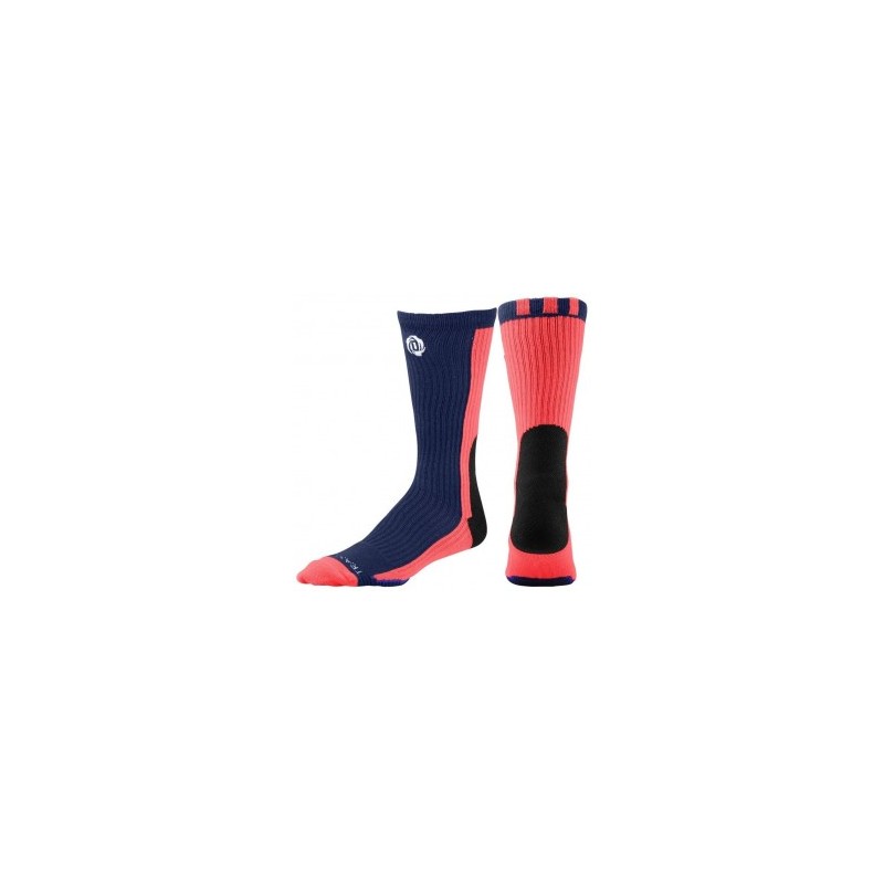 Calcetas para Basketball Adidas D-Rose Crew Socks para Caballero - Azul + Naranja