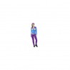 Pants Deportivo TSX Morado con Azul y Amarillo para Dama