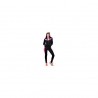 Pants Deportivo TSX Negro con Rosa Para Dama
