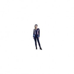 Pants Deportivo TSX Azul Marino y Azul Fuerte con Rosa Para Dama