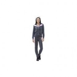 Pants Deportivo TSX Gris con Rosa y Negro Para Dama