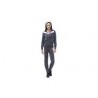 Pants Deportivo TSX Gris con Rosa y Negro Para Dama