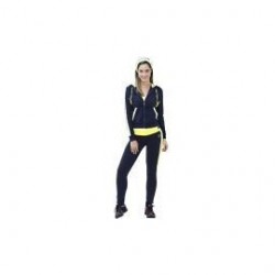 Pants Deportivo TSX Azul con Verde y Amarillo Para Dama