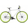 Modelo 016936 BICICLETA R.700 FIXIE TURBO BLANCO/FLUO