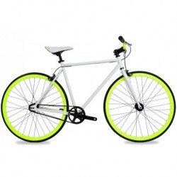 Modelo 016936 BICICLETA R.700 FIXIE TURBO BLANCO/FLUO
