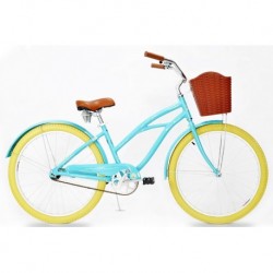 Modelo 008506 BICICLETA R.26 TURBO MALIBU W BLUE 2015