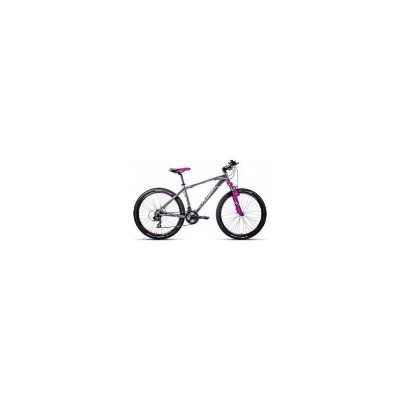 Modelo 128469 BICICLETA R.26 ALUBIKE XCW GRIS/MORADO SLITE SERIES