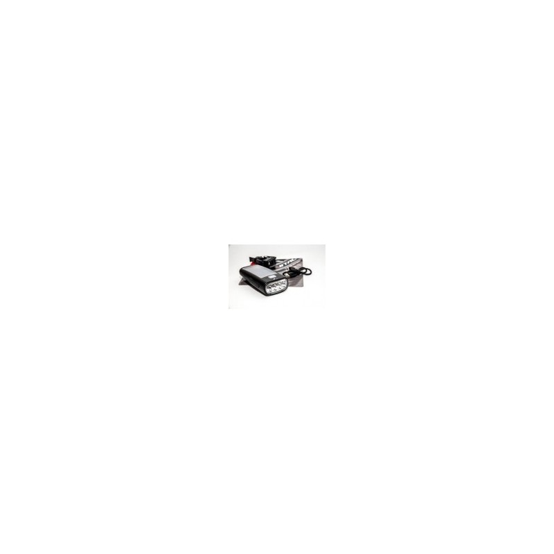 Luz delantera blanca Vital de carga solar (4 LEDs)