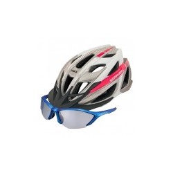 Paquete Tri Casco Mujer y Lentes