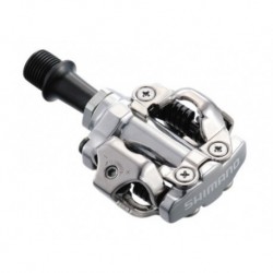 Pedales de MTB Shimano PD-M540 SPD Plata con placas