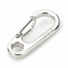 Llave de acero inoxidable EDCGear mini hebilla (plata)