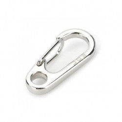 Llave de acero inoxidable EDCGear mini hebilla (plata)