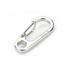 Llave de acero inoxidable EDCGear mini hebilla (plata)