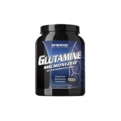 Glutamina Dymatize en polvo 1kg sin sabor 222 servicios.