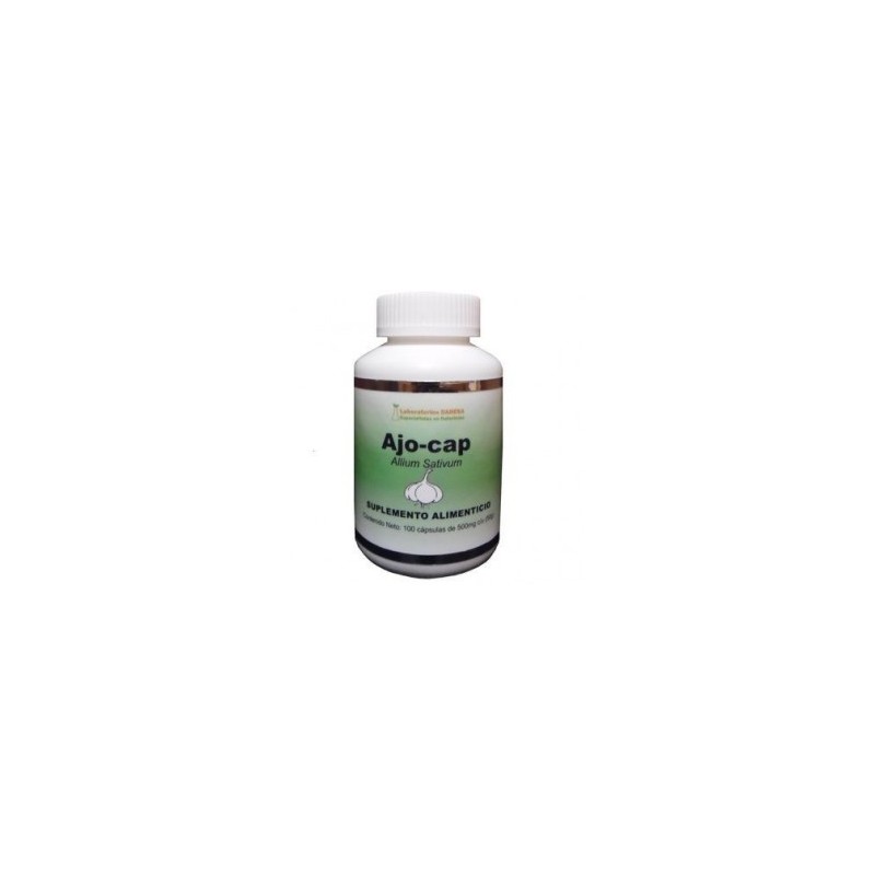Suplemento Alimenticio Dahesa Ajo-cap (100 Cápsulas de 500 mg)